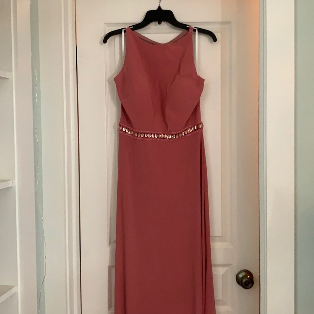 Ieena rose pink gown